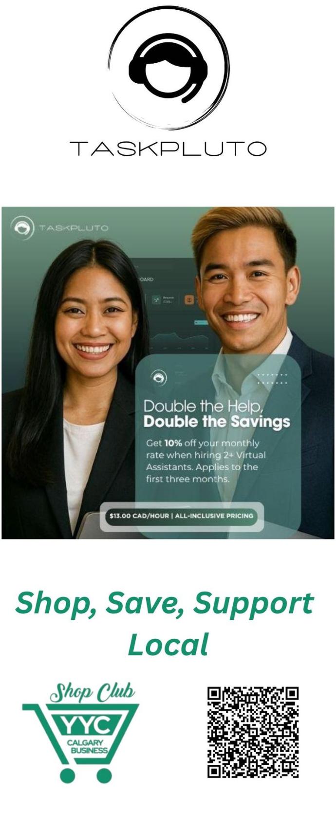 Hire two or more virtual assistants through us and receive 10% off the monthly rate for the first three months